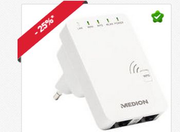 WLAN-Repeater für 14,99 Euro