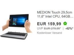 Medion: Convertible Medion Akoya E2212T als B-Ware für 159,99 Euro