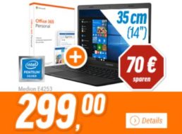 Notebooksbilliger: Medion-Notebook und weitere "Blitzdeals" zu Schnäppchenpreisen