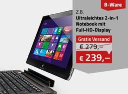 Medion: Convertible Akoya P2212T mit Full-HD und 64 GByte SSD für 239 Euro