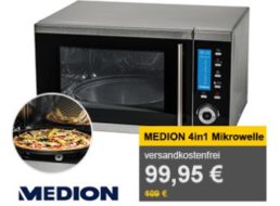 Allyouneed: Mikrowelle Medion MD 15501 mit Heißluft und Doppelgrill für 92 Euro