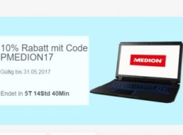 Medion: Zehn Prozent Rabatt bei Ebay für eine Woche