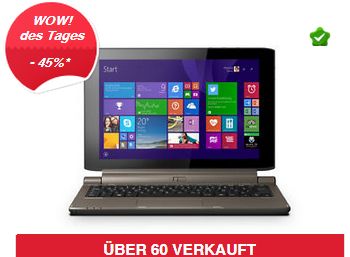 Medion Touch-Notebook / Convertible Akoya P2214T für 219,99 Euro frei Haus