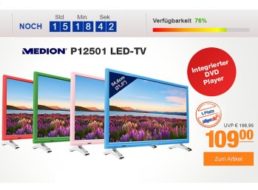 Medion: LED-TV mit Triple-Tuner und DVD-Player für 109 Euro frei Haus