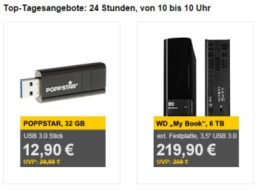 Allyouneed: Externe Festplatte mit sechs TByte für 219,90 Euro frei Haus