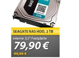 Meinpaket: Interne Seagate Festplatte mit zwei TByte für 79,90 Euro