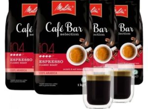 Exklusiv: Vier Kilo Melitta-Kaffebohnen & zwei Gläser für 29,99 Euro frei Haus 