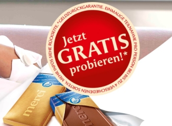 Merci: Gratis-Probieraktion ab sofort bis Ende April 2019