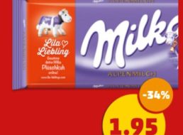 Penny: 300-Gramm-Tafel Milka mit Rabatt-Coupon für 1,49 Euro