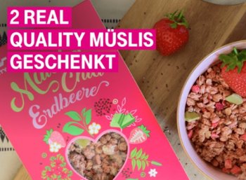 Gratis: Müsli von Real für Telekom-Kunden zum Nulltarif