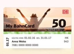 BahnCard50: 58 Euro Rabatt für junge Reisende – 69 statt 127 Euro