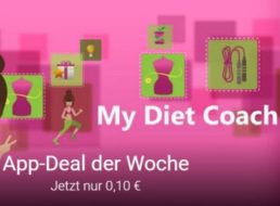 Schlanker Preis: Abnehm-App "Mein Diät-Trainer – Pro" für 10 Cent