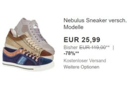 Nebulus: Sneaker via Ebay für 25,99 Euro frei Haus