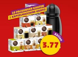 Penny: Nescafé Dolce Gusto Maschine gratis beim Kauf von 10 Kapselpackungen