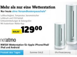 Conrad: Wetterstation Netatmo NWS01 für 121,50 Euro frei Haus