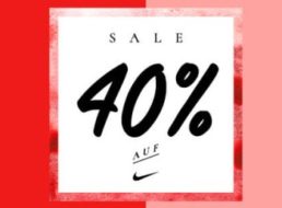 Nike: Sale mit 40 Prozent Rabatt ohne Mindestbestellwert bei My-Sportswear