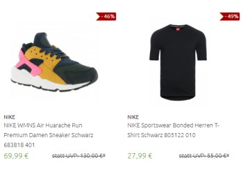 Outlet46: Nike-Sale mit 300 Artikeln ab 7,99 Euro