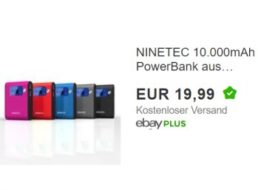 Ebay: Powerbank Ninetec NT565 für 19,99 Euro frei Haus