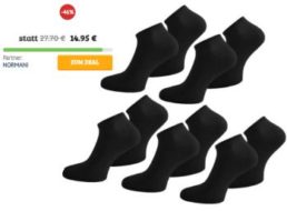 Dealclub: 20 Paar Sneaker-Socken von Normani für 14,95 Euro frei Haus