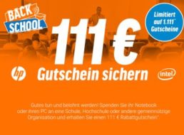 Spendenaktion: 111 Euro Rabatt bei Spende gebrauchter PCs oder Notebooks