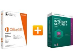 Ebay: Office 365 & Kaspersky Internet Security 2016 für 29,99 Euro