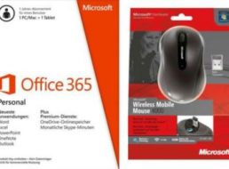 Ebay: Office 365 Personal Bundle mit Wireless Mouse für 39,99 Euro