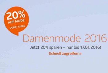 Otto: 20 Prozent Rabatt auf Mode und Accessoires