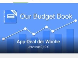 Google Play: "Unser Haushaltsbuch Pro" für 10 Cent