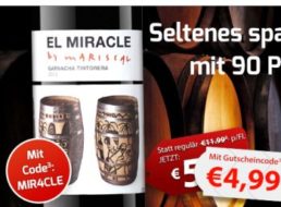 90 Parker Punkte: El Miracle by Mariscal für 4,99 Euro plus Versand