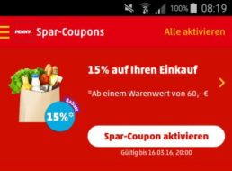 Penny: 15 Prozent Rabatt ab 60 Euro Warenwert – plus 30 Prozent Thomy-Rabatt