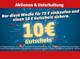 Penny: Gutschein über 10 Euro ab 75 Euro Warenwert in dieser Woche