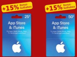 Penny: 15 Prozent Extra-Guthaben beim Kauf von iTunes-Karten