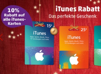 iTunes: 10 Prozent Rabatt bei Rewe und Penny