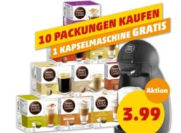 Gratis: Nescafé Dolce Gusto Piccolo beim Kauf von 10 Kapselpackungen