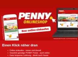 Penny: Onlineshop mit ausgewählten Aktionsangeboten gestartet