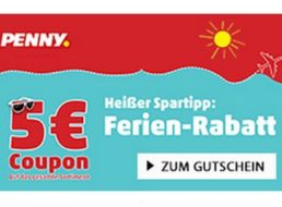 Penny: Gutschein über fünf Euro ab 40 Euro Einkaufswert