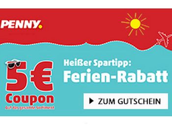 Penny-Gutschein über fünf Euro ab 40 Euro Einkaufswert