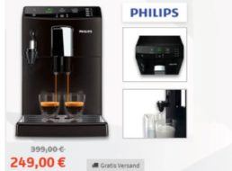 Völkner: Kaffeevollautomat "Philips 3000 HD8824/01" zum Bestpreis von 249 Euro