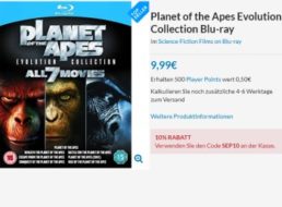 Planet der Affen: Blu-ray-Box mit 7 Filmen für 10,98 Euro frei Haus