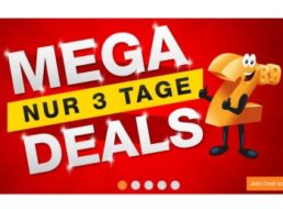 Plus: Drei Tage lang Megadeals mit Schnäppchen ab 4,95 Euro