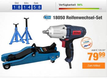 Plus: Reifenwechsel-Set für 79,99 Euro frei Haus