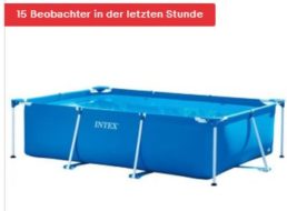 Ebay: Drei mal zwei Meter großer Pool für 79,99 Euro frei Haus