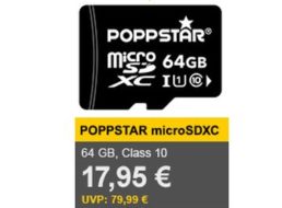 Allyouneed: Poppstar micro-SDXC-Card mit 64 GByte für 17,95 Euro frei Haus