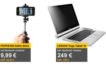 Selfie-Stick mit Bluetooth-Auslöser für 9,99 Euro