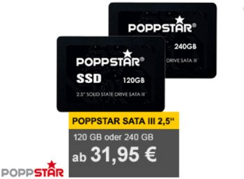 Allyouneed: Poppstar-SSD mit 120 GByte für 31,95 Euro frei Haus