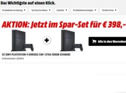 Knaller: Zwei PS4 bei Mediamarkt zum Preis von einer bestellen