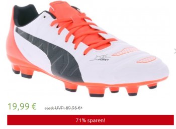 Outlet46: Herren-Fußballschuh Puma evoPower 3.2 für 19,99 Euro