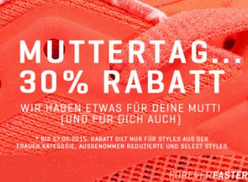 Muttertagsrabatt bei Puma