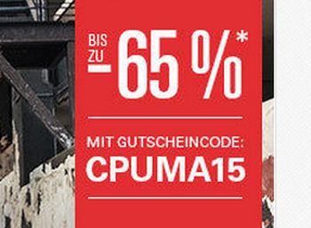 Puma-Rabatt von 30 Prozent auf bereits reduzierte Ware