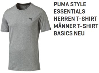 Puma: T-Shirts für Männer mit Drycell für zwölf Euro frei Haus